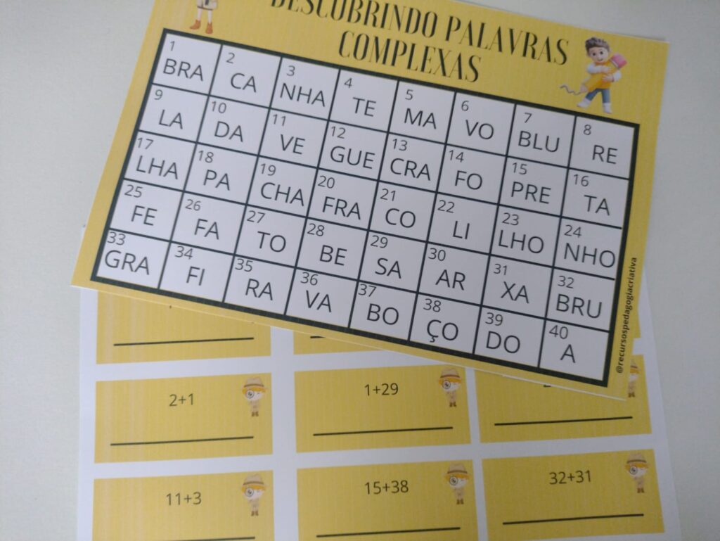 Descobrindo Palavras S Labas Complexas Recursos Pedagogia Criativa