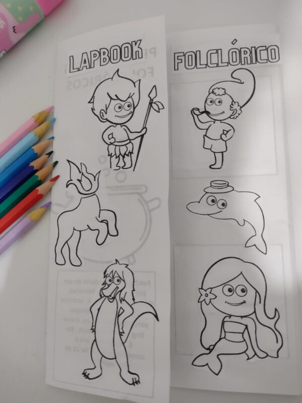 🧜‍♀️Lapbook Folclórico