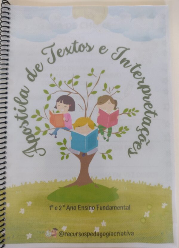 📚 Apostila de textos e Interpretação 📚  Para 1° e 2 ° Ano Ensino Fundamental l