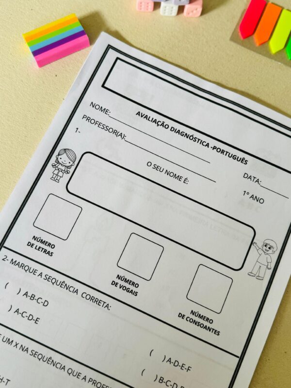 Avaliação Diagnóstica 1ºAno - Image 7