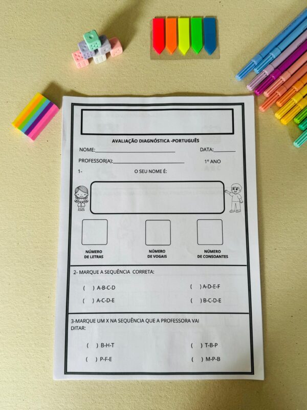 Avaliação Diagnóstica 1ºAno - Image 8