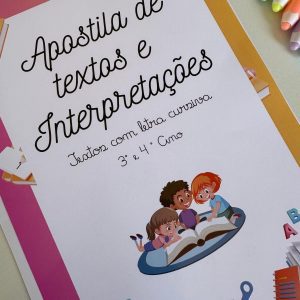 Apostila de Textos( Letra Cursiva)