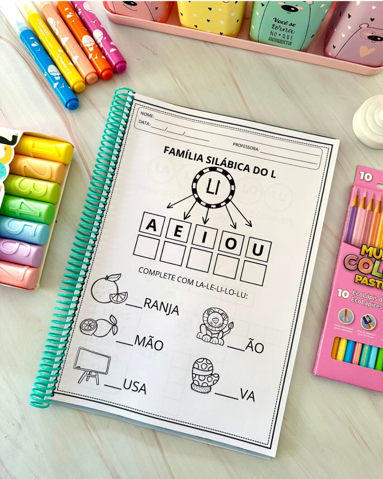 Apostila Sílabas Simples - Recursos Pedagogia Criativa