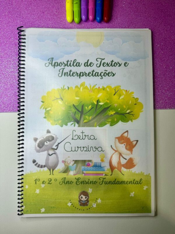 Apostila de Textos e Interpretação 1ºe 2 º Ano (Letra cursiva)