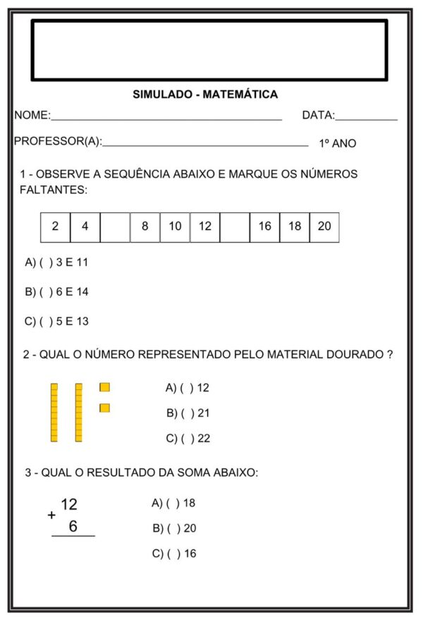 Simulado 1º ano - Image 6