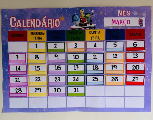 Kit Calendário Divertidamente - Image 2