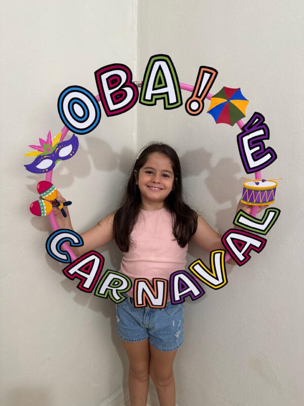 Moldura bambolê Carnaval