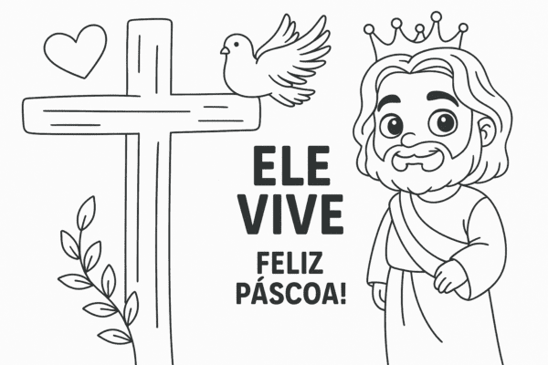 Painel Interativo Páscoa Cristã