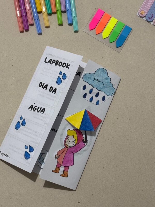 💦Lapbook dia da água 💦