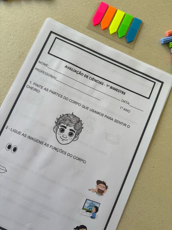Avaliação 1º Ano (1º Bimestre) - Imagem 2