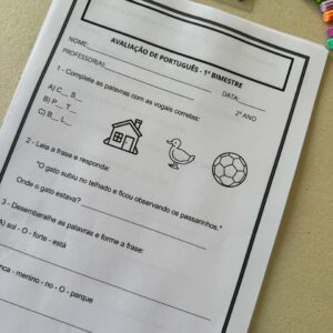 Avaliação 2º Ano (1º Bimestre)