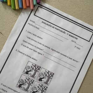 Avaliação 3º Ano (1º Bimestre)