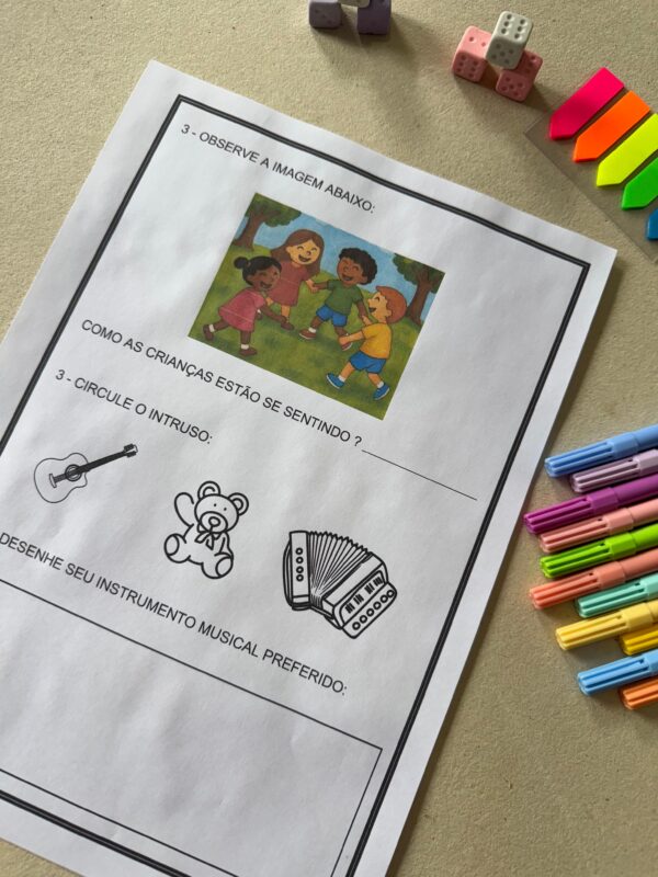Avaliação Arte e Ensino Religioso 1º Ano (1º Bimestre) - Imagem 4