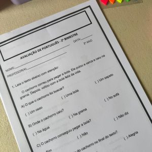 Avaliação Bimestral 3º Ano – 2º Bimestre