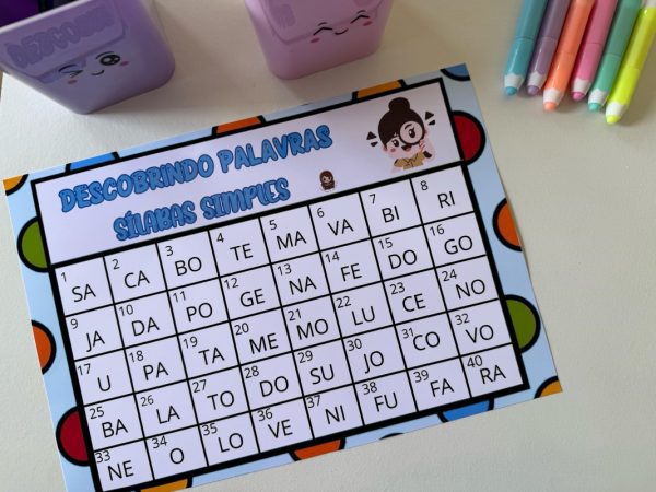 Descobrindo Palavras – Sílabas Simples - Imagem 2