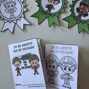 Mini Livro Dia do Soldado