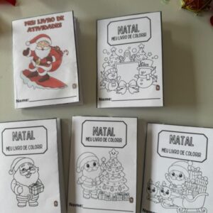 Kit Mini Livros Natal