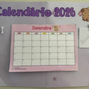 ️ Calendário de Parede Capivara  Capivarinha 2026