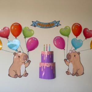 Painel Aniversariante Capivarinha 