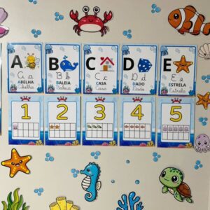 KIt decoração Fundo do mar