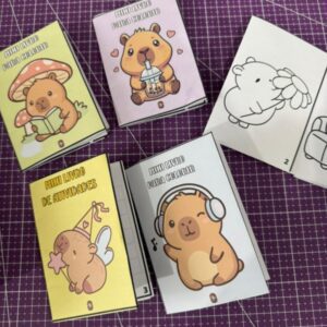 Kit Mini Livro Capivarinha