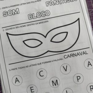 Sequência Didática Carnaval 1º ano