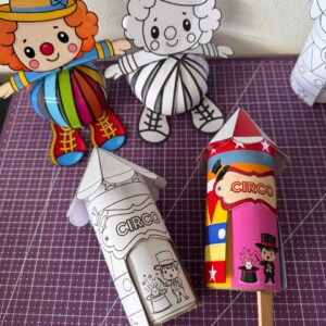 Kit Circo – Palhacinho + Circo 3D