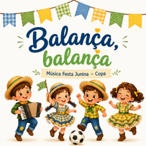 Música Balança, balança — Festa Junina com Copa(Educação Infantil)